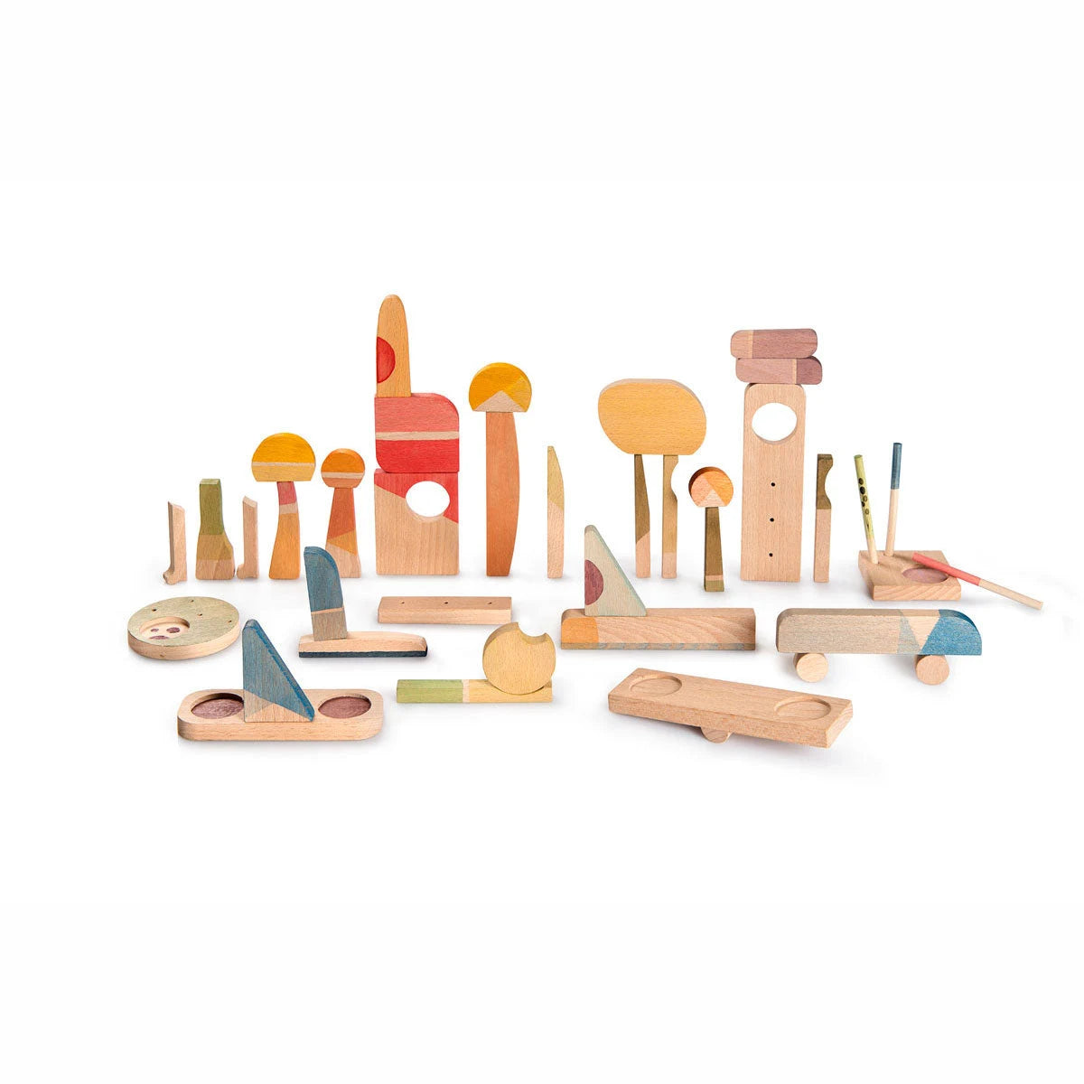 Grapat Happy Place wooden shapes