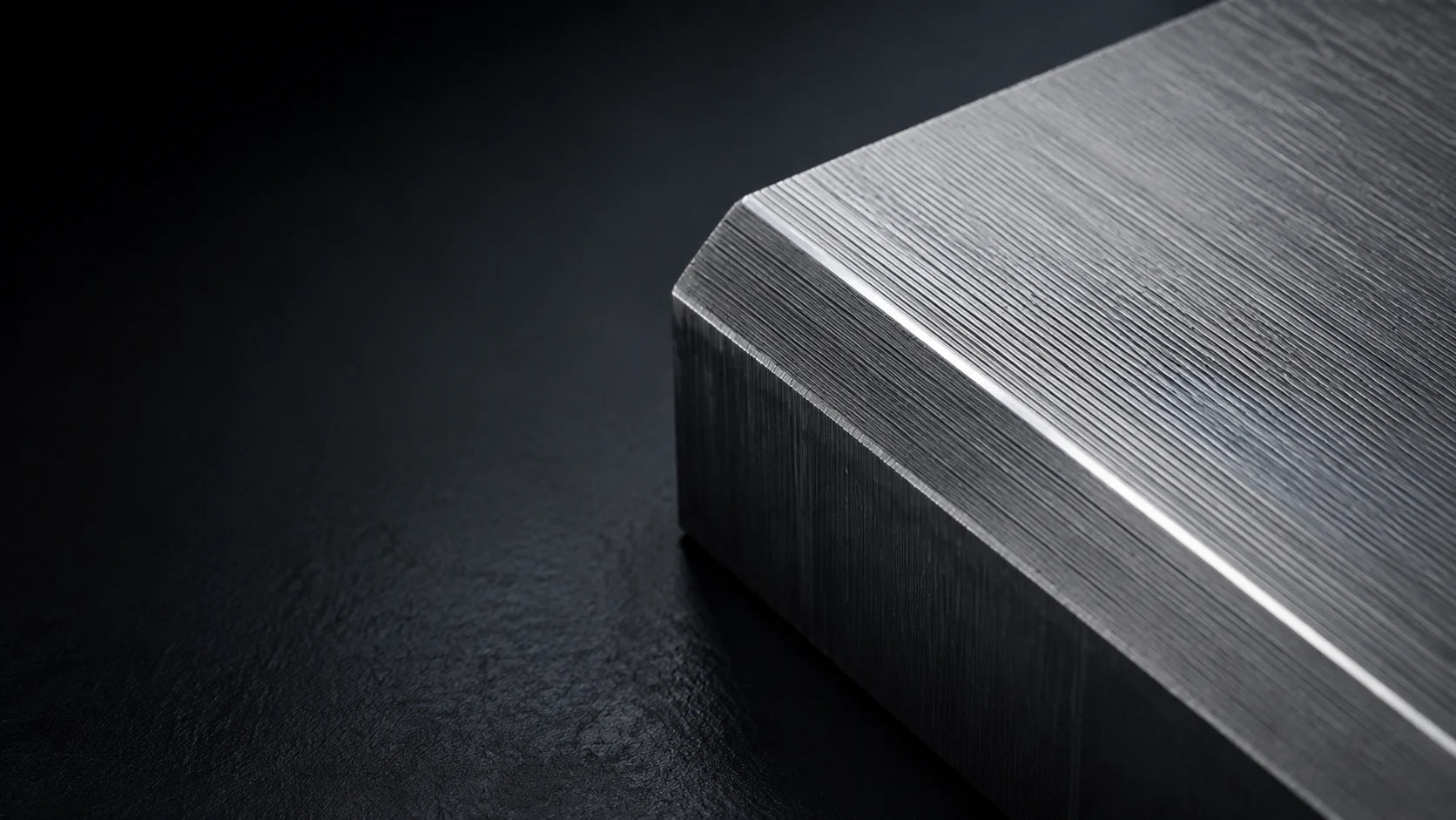 Conceptual macro study of a machined metal surface