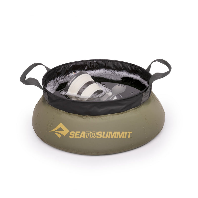 Sea to Summit Kitchen Sink | Collapsible Nylon Camping Basin | 5L, 10L, or 20L