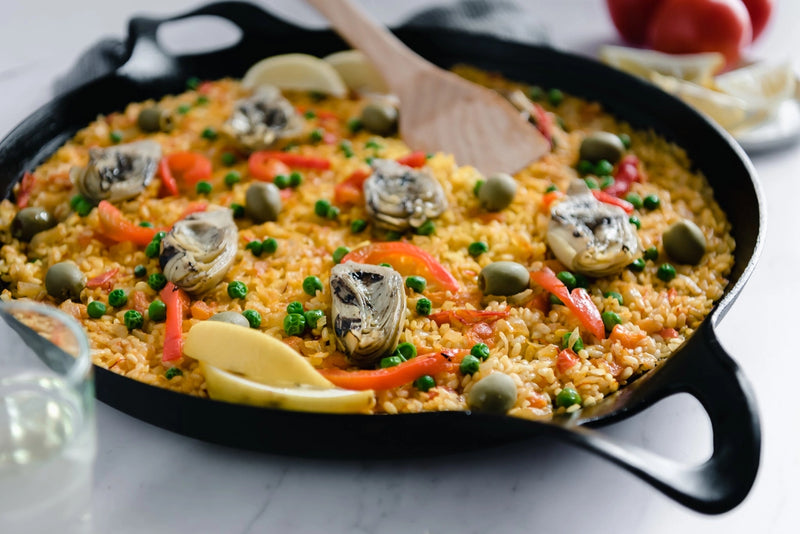 Cast Iron Paella Pan | 14.75"