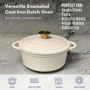 Enameled Cast Iron Dutch Oven | 2.8 Qt