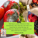 Reusable Linen Produce Bags | Complete Set of 4 | Handcrafted in California