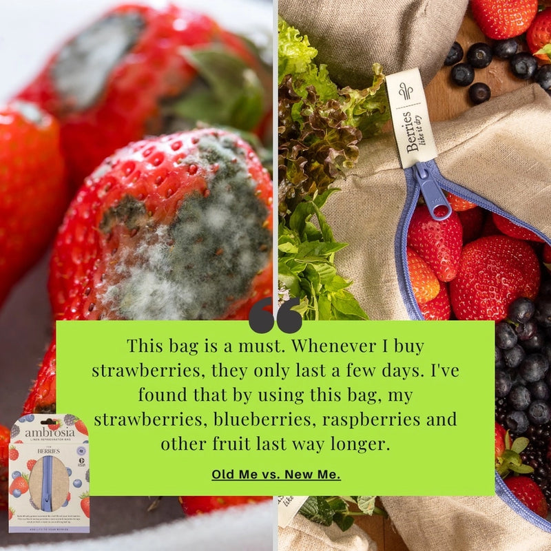 Reusable Linen Produce Bags | Complete Set of 4 | Handcrafted in California