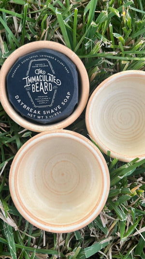 Handmade Ceramic Shave Bowl