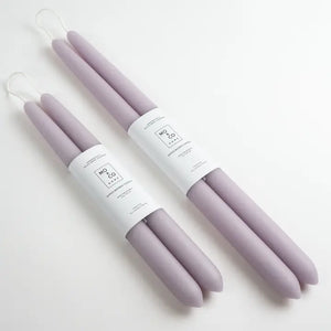 Hand-Dipped Beeswax Taper Candles