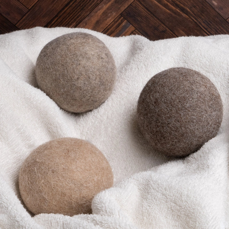 Alpaca Fleece Dryer Balls | Set of 10