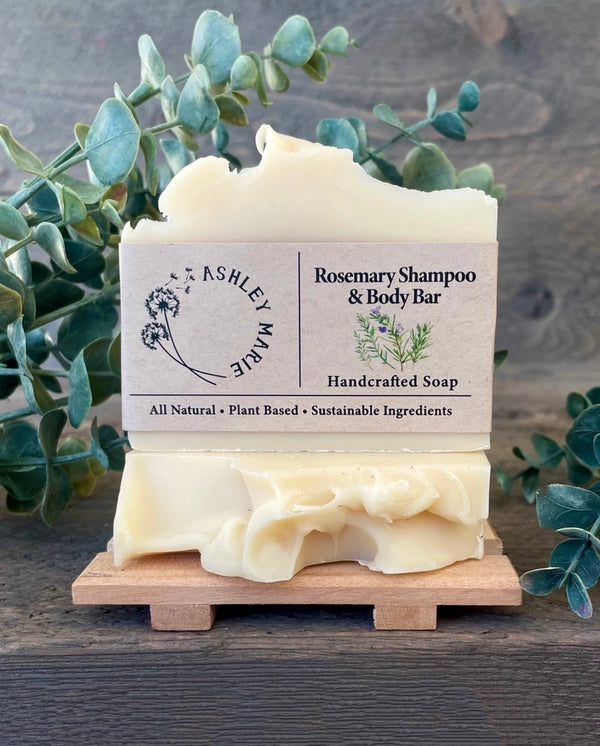 Amish Made Soaps Rosemary Shampoo and Body Bar — all natural, handcrafted