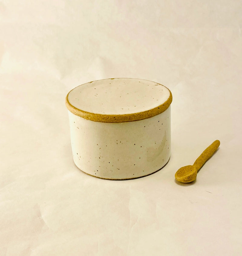 Wheel-Thrown Salt Cellar | Stoneware