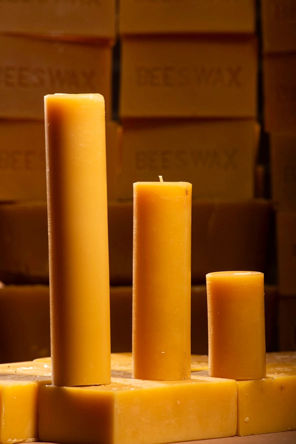 Beeswax Pillar Candle | 2" Wide
