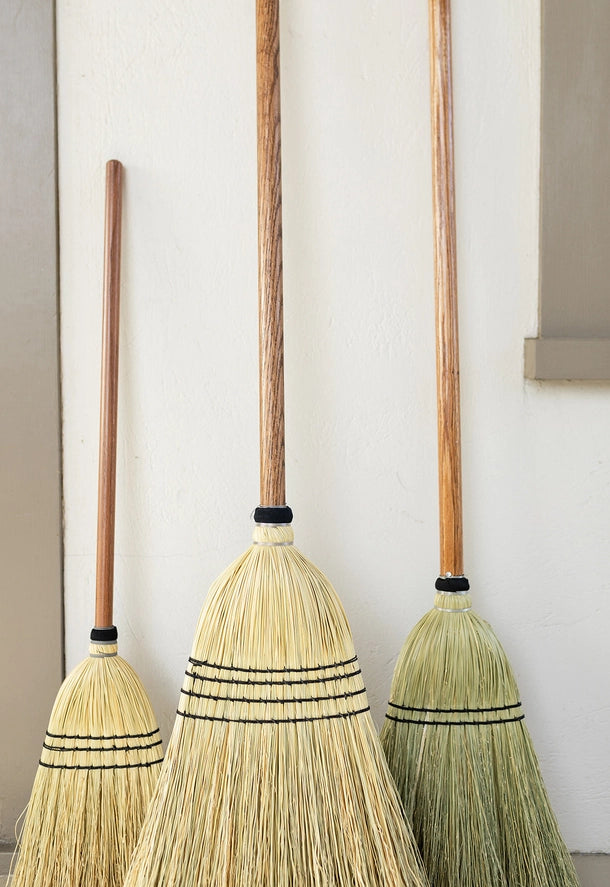 The Cottage Broom | Natural Broom Corn | Handwoven by Amish Makers