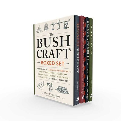 Dave Canterbury Bushcraft Boxed Set — 4 books covering wilderness self-reliance