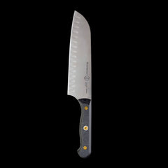 Messermeister Custom Kullens Santoku Knife | 7" German Steel | Hollow-Ground Blade