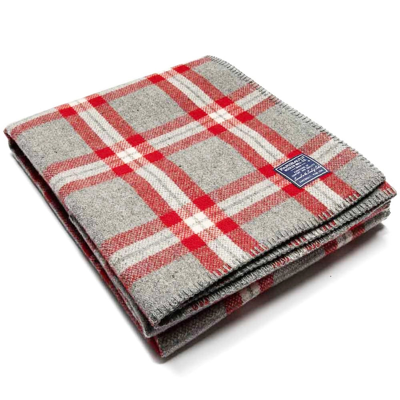 Minnehaha Falls | Merino Wool Throw Blanket | 48" × 72" | Made in USA