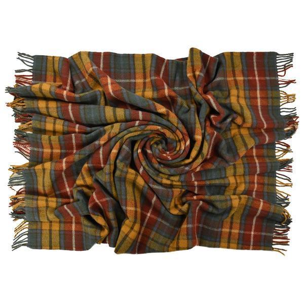 Antique Buchanan Tweed Travel Blanket | 59" x 72"
