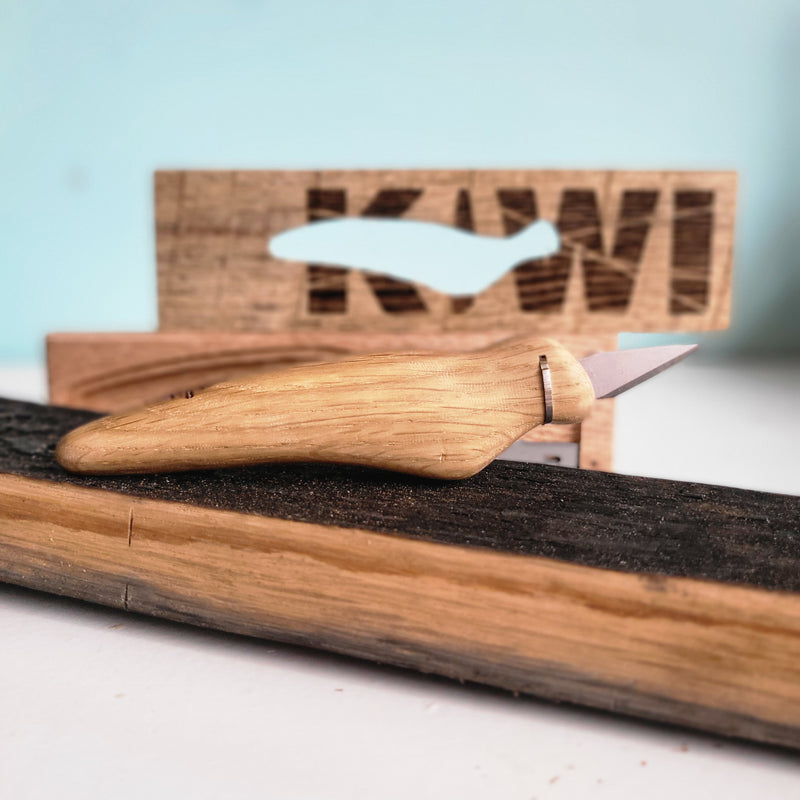 Ergokiwi Peeler | Reclaimed Bourbon Barrel Oak | Individually Numbered