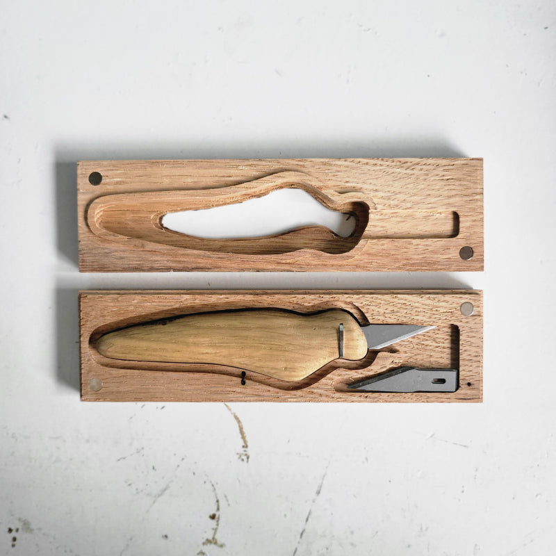 Ergokiwi Peeler | Reclaimed Bourbon Barrel Oak | Individually Numbered