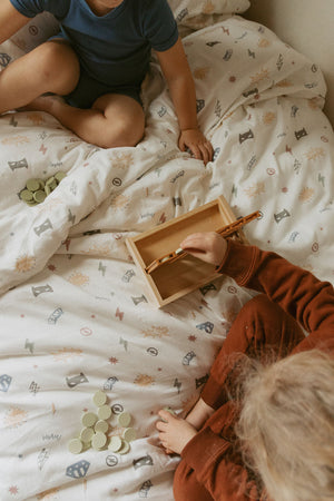 Wooden Four in a Row Game | Travel Size
