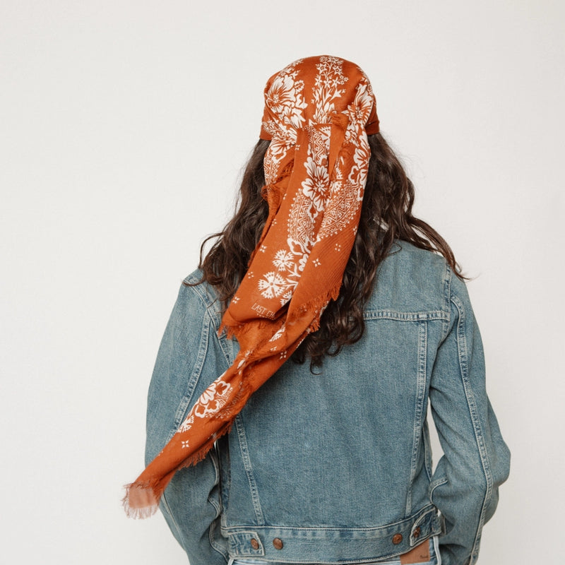 Big Honcho | Bandana in Blossom/Cocoa | 42"