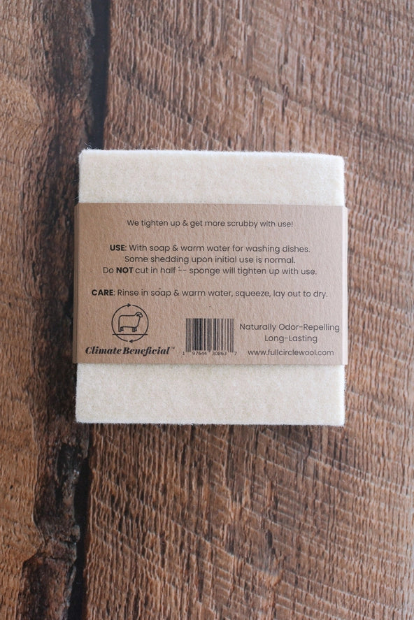 Wool Dish Sponges — Climate Beneficial™, Case of 48