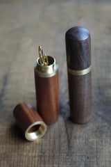 Wooden Needle Case | Set of 7 — Sandalwood or Ebony