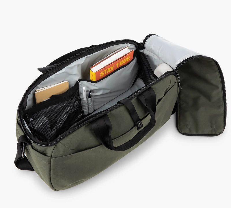 25L Travel Duffel | Padded Laptop Sleeve | Recycled Nylon