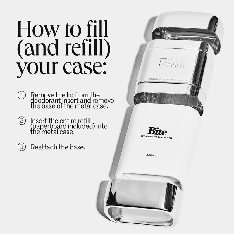 Aluminum Refillable Deodorant Case