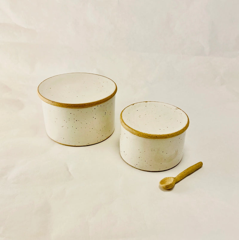 Wheel-Thrown Salt Cellar | Stoneware