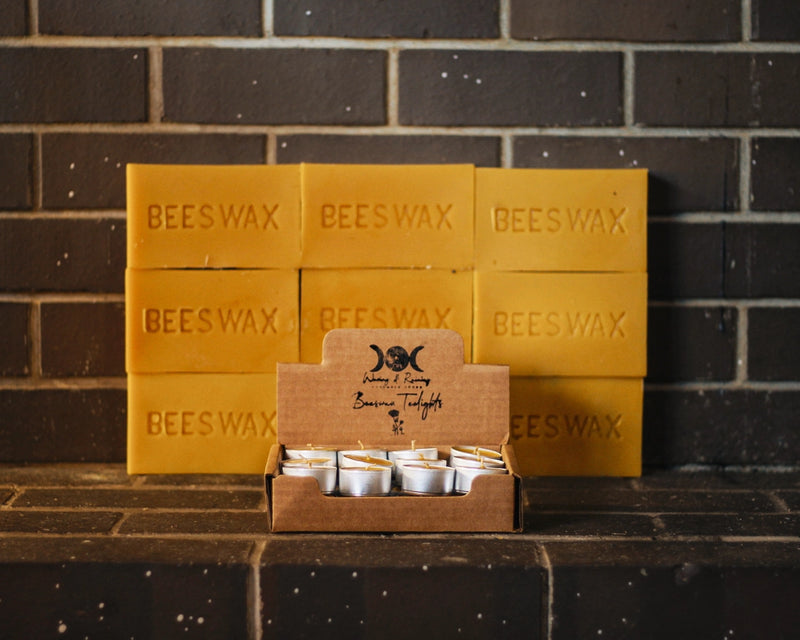 Beeswax Tealight Candles | Box of 24