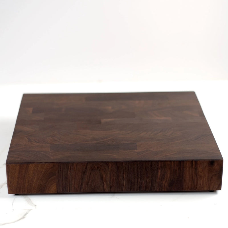 End Grain Square Butcher Block | 12 x 13"