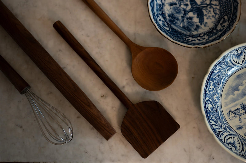 Heritage Cooking Set | 4-Piece Walnut
