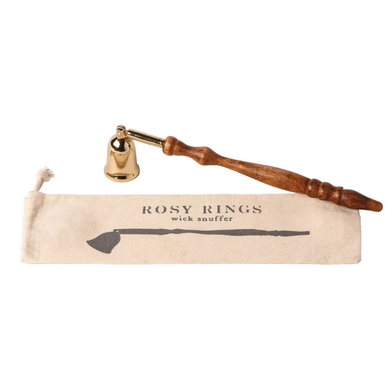 Wick Snuffer | 11" — Block-Printed Muslin Bag