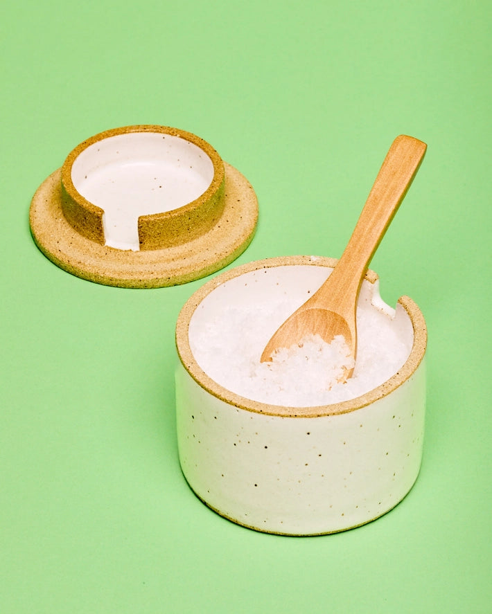 Wheel-Thrown Salt Cellar | Stoneware
