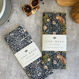 Beeswax Food Storage Bag | William Morris Print | 13" x 11"