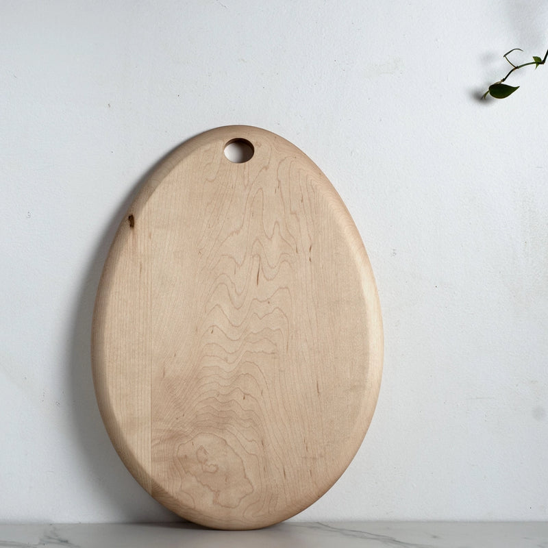 Small Egg Board | Mid-Century Danish-Inspired | USA Hardwood