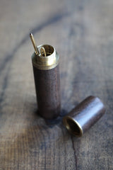 Wooden Needle Case | Set of 7 — Sandalwood or Ebony