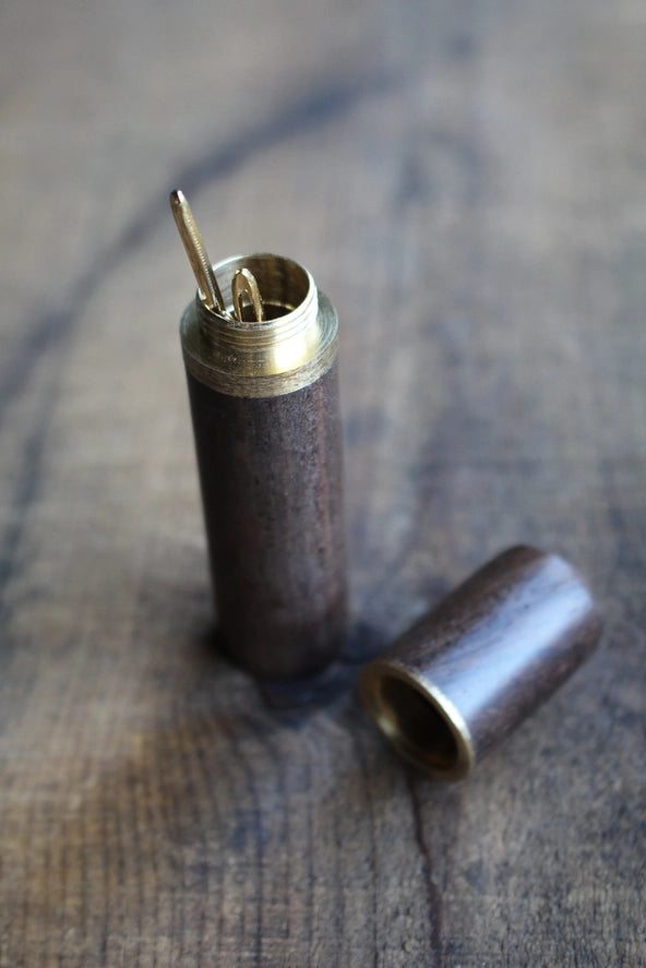 Wooden Needle Case | Set of 7 — Sandalwood or Ebony