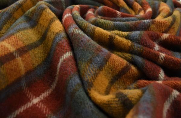 Antique Buchanan Tweed Travel Blanket | 59" x 72"