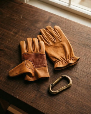 Buffalo Leather Ranching Gloves | Rarely Edition