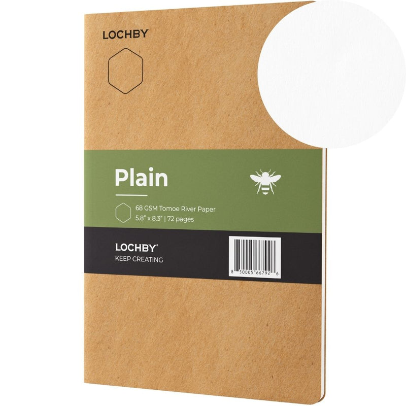 A5 Plain Notebook | Tomoe River Paper | 72 Pages