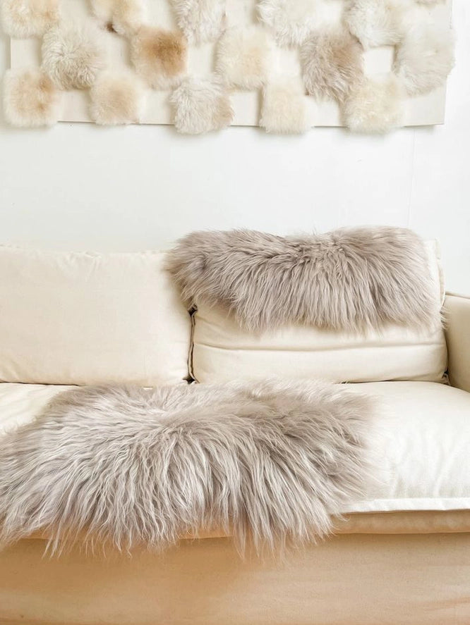 Icelandic Sheepskin | Natural Gray | Large