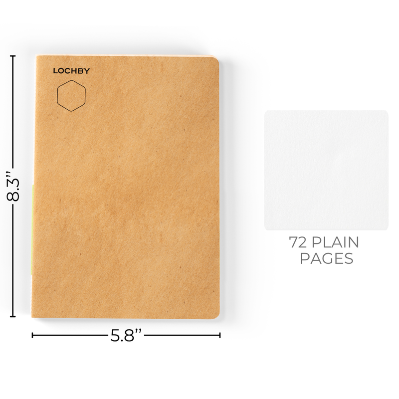 A5 Plain Notebook | Tomoe River Paper | 72 Pages
