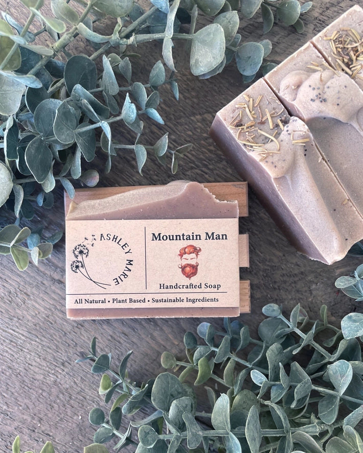 Mountain Man Bar Soap | Patchouli, Cedarwood & Cinnamon