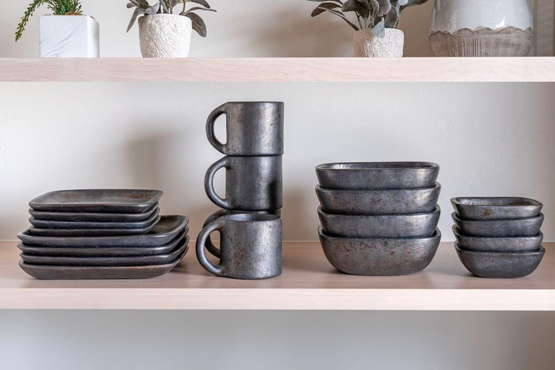 Longpi Black Pottery Mug | Handmade in Manipur, India