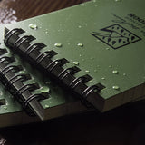 3" x 5" Top Spiral Notebook | Green
