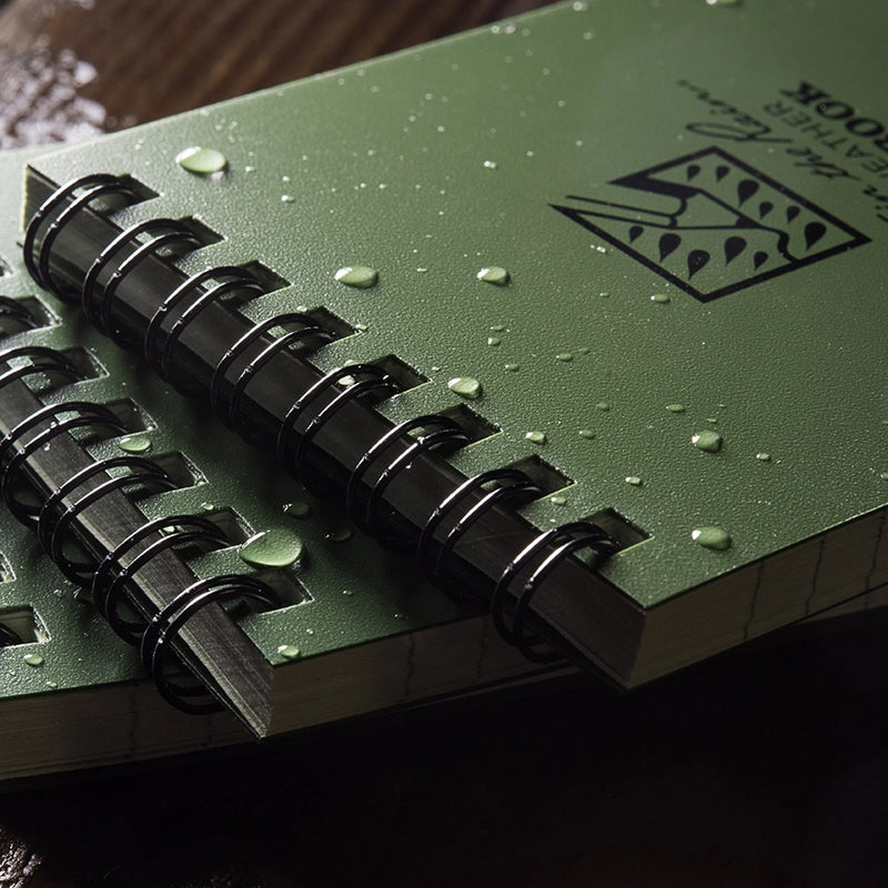 3" x 5" Top Spiral Notebook | Green