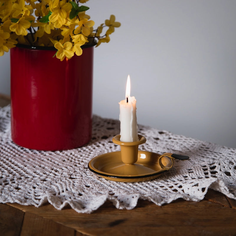 Enamel Candle Holder | Plain B
