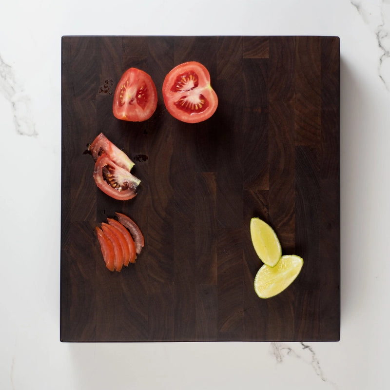 End Grain Square Butcher Block | 12 x 13"