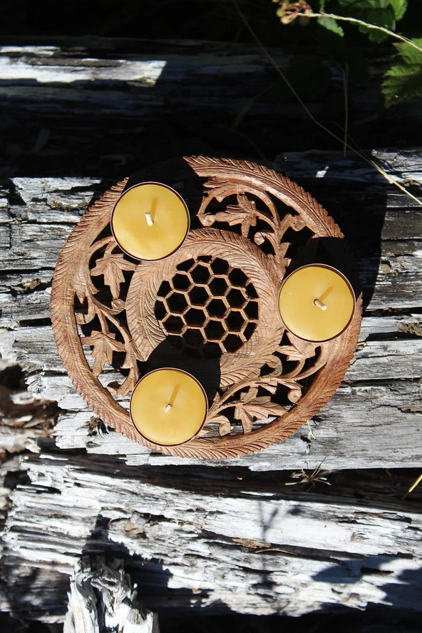 Beeswax Tealight Candles | Box of 24