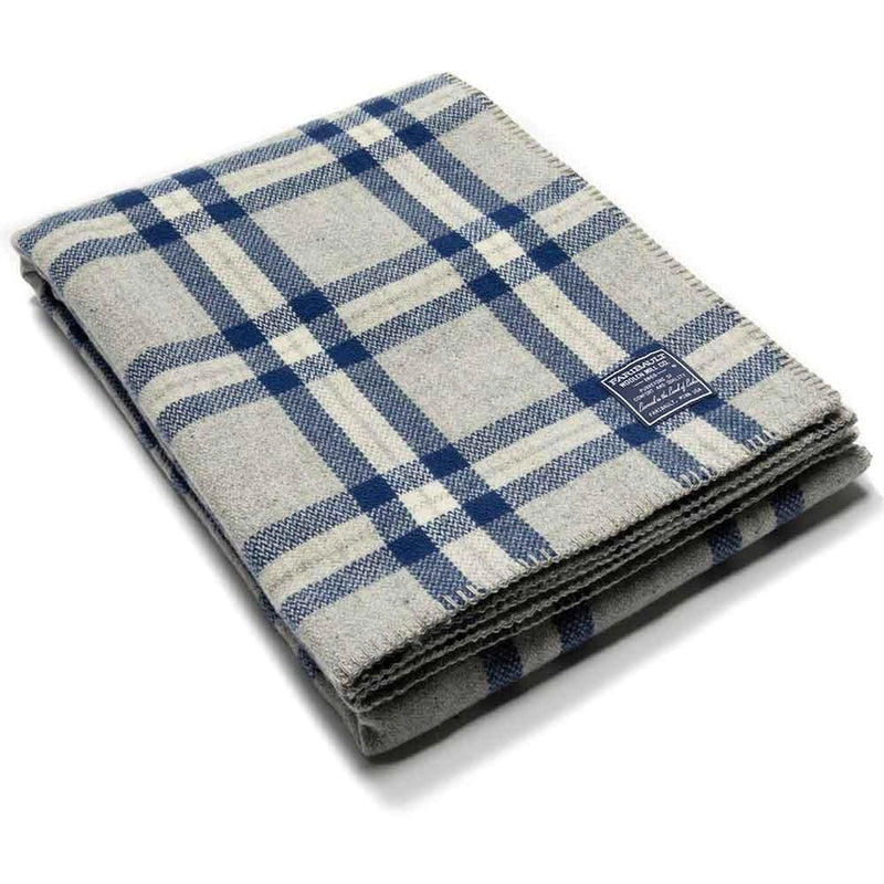 Minnehaha Falls | Merino Wool Throw Blanket | 48" × 72" | Made in USA