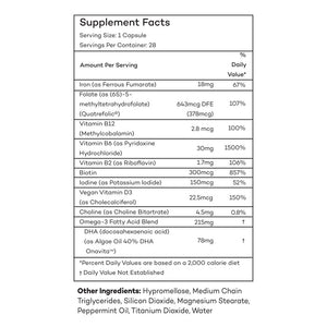 Premama | Prenatal Vitamin Duo-Cap with DHA | 28ct